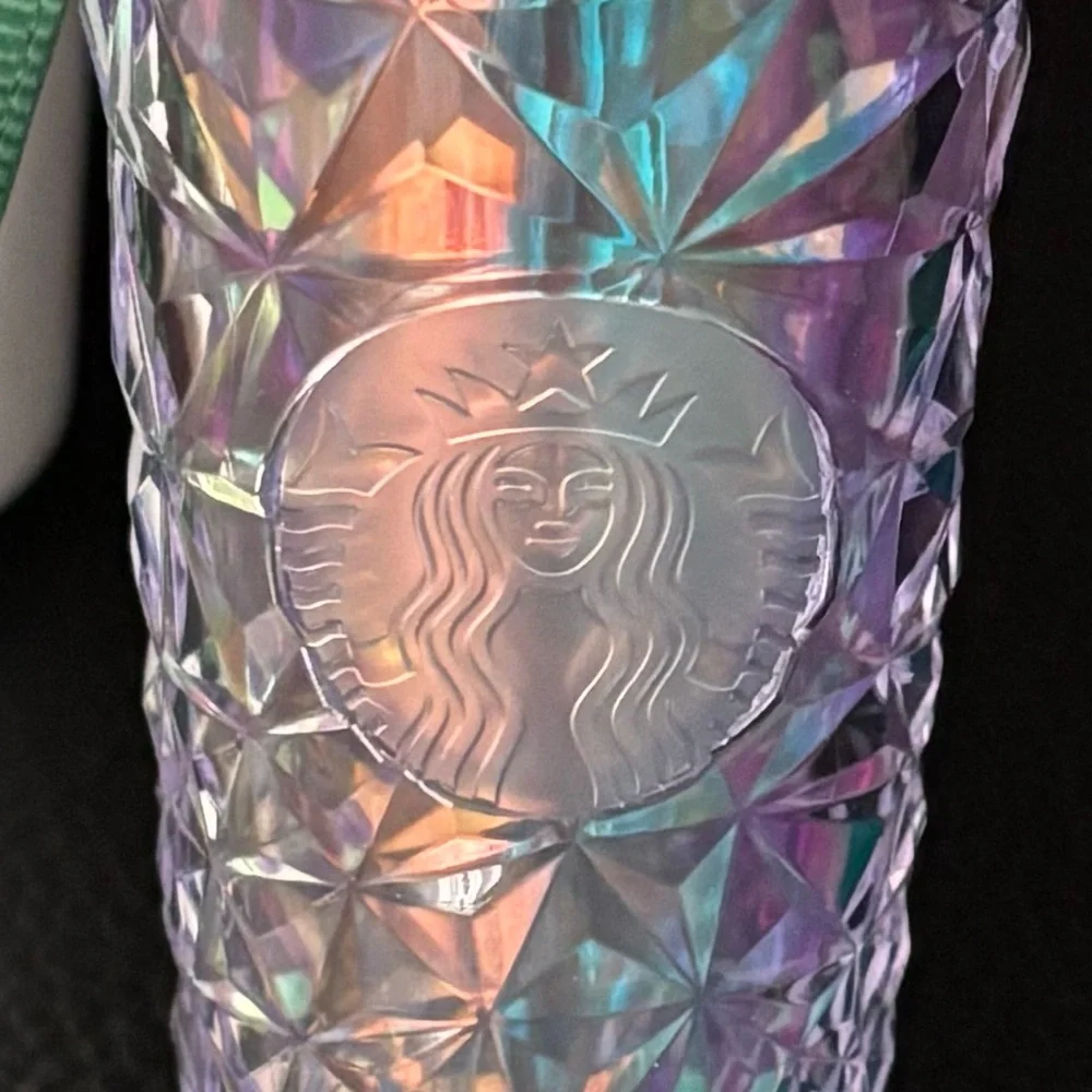 Starbucks | Diamond Iridescent Cold Cup Ornament Keychain